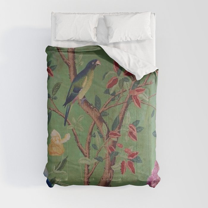 Green Dream Chinoiserie Comforter