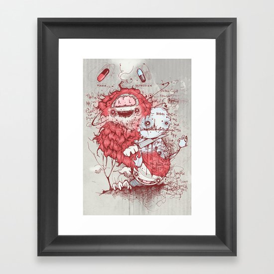 Dr Jekyll Framed Art Print