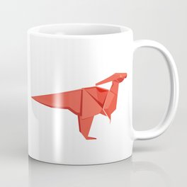 Origami Parasaurolophus Coffee Mug