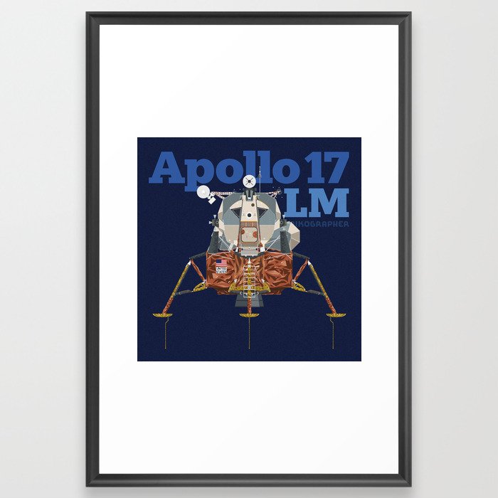 Apollo Lunar Lander Framed Art Print