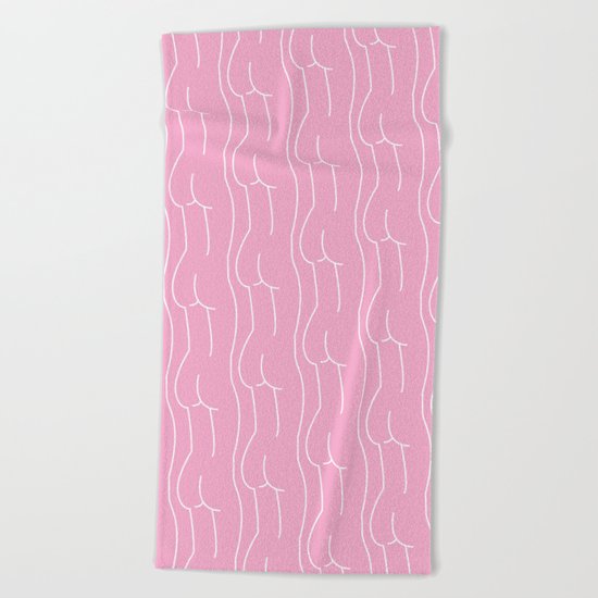 butt booty bum Beach Towel