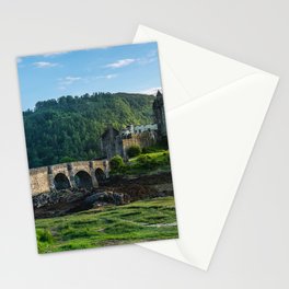 Great Britain Photography - Castle Among The Green Majestic Landscape  Stationery Card