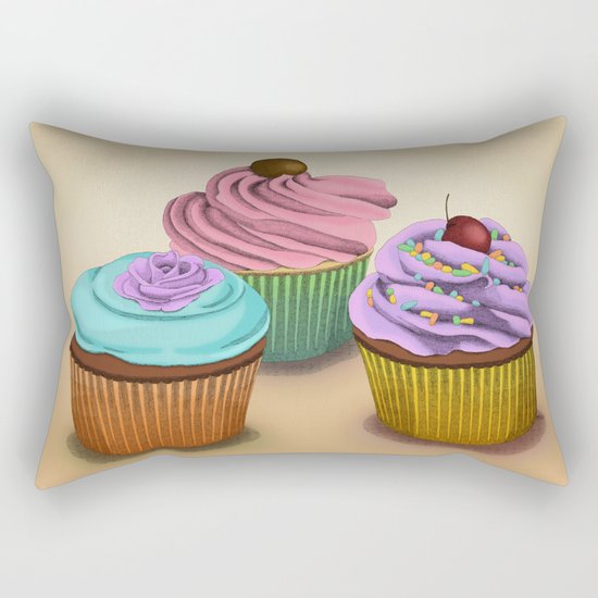 Cupcakes! Rectangular Pillow