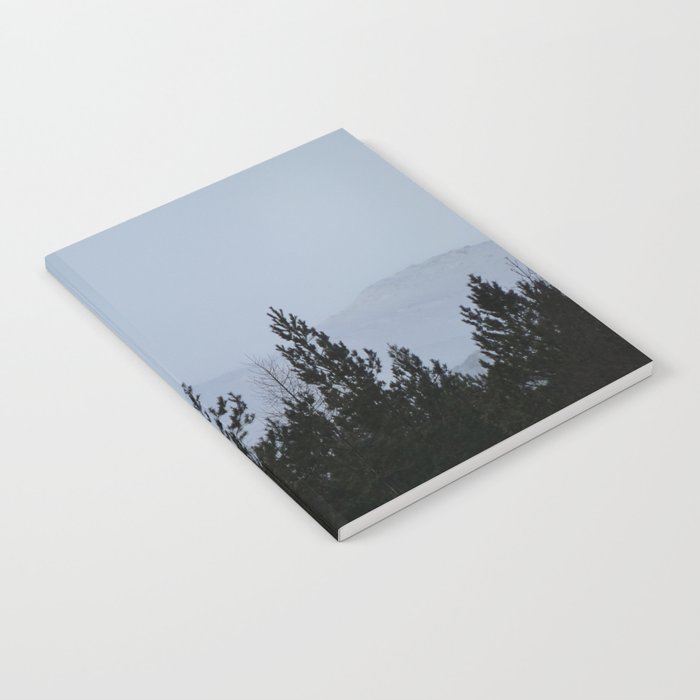 The Pine Trees Winter View  Notebook