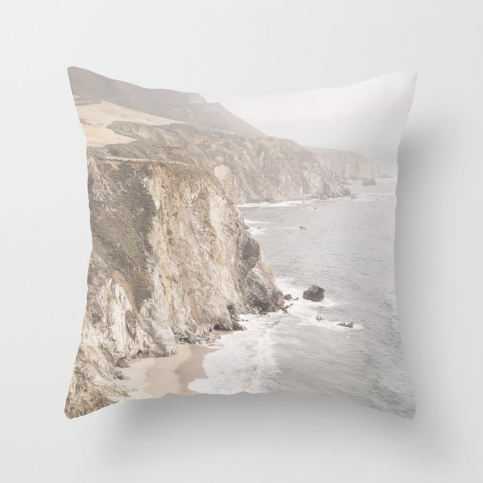 Big Sur California Throw Pillow