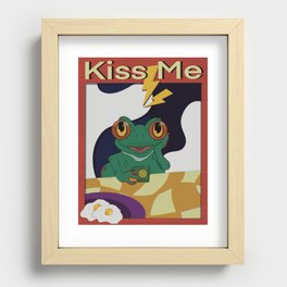 Kiss Me Recessed Framed Print