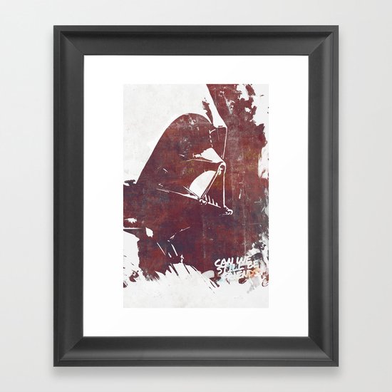 Can we still be friends? Framed Art Print
