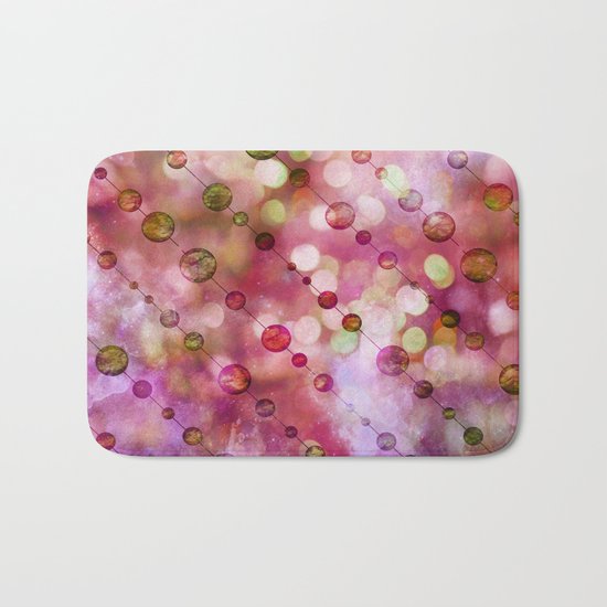 Cryptic fancy light in vibrant colors Bath Mat