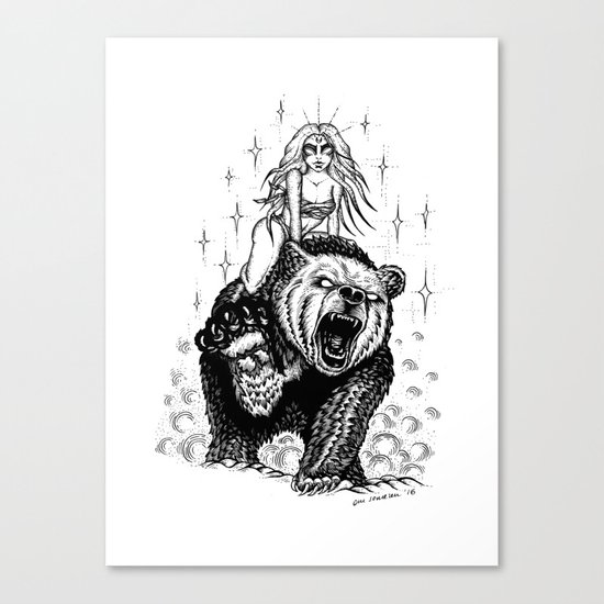 The marvelous couple Canvas Print