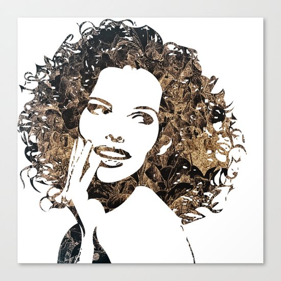 Provocative Face Canvas Print