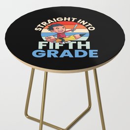 Straight Into Fifth Grade Side Table