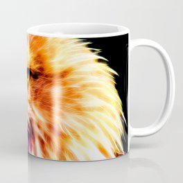bald eagle 03 neon lines meteor Coffee Mug