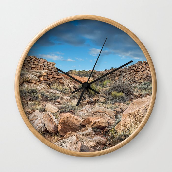 American Landscape Petrified Natonal Forest Wall Clock