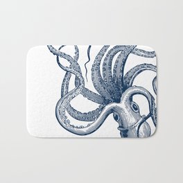 Octopus Navy Badematte