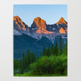 Three Sisters Mountains Poster