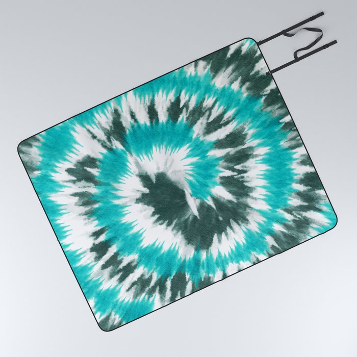 Beach Bum Digital Tie Dye Picnic Blanket