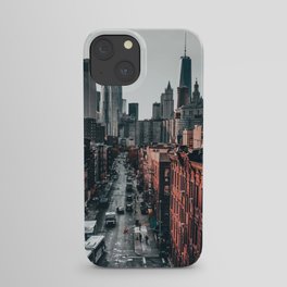 New York City skyline and Chinatown neighborhood in Manhattan iPhone Case