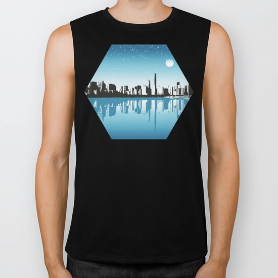 Cityscape Biker Tank