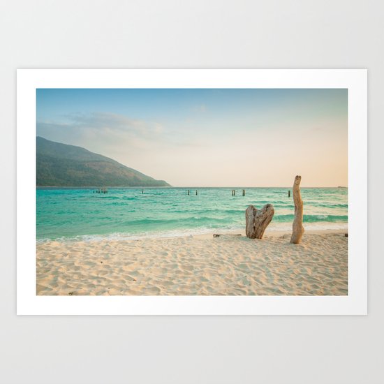 Thailand beach Art Print