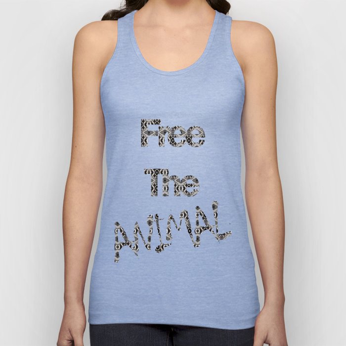 FREE THE ANIMAL - ZEBRA Tank Top