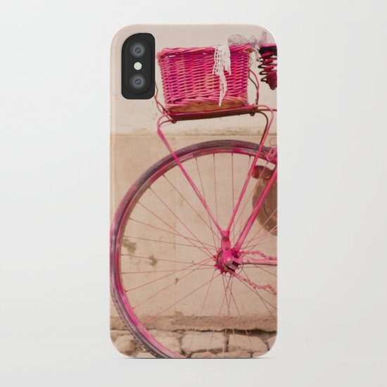 Lady in Pink iPhone Case