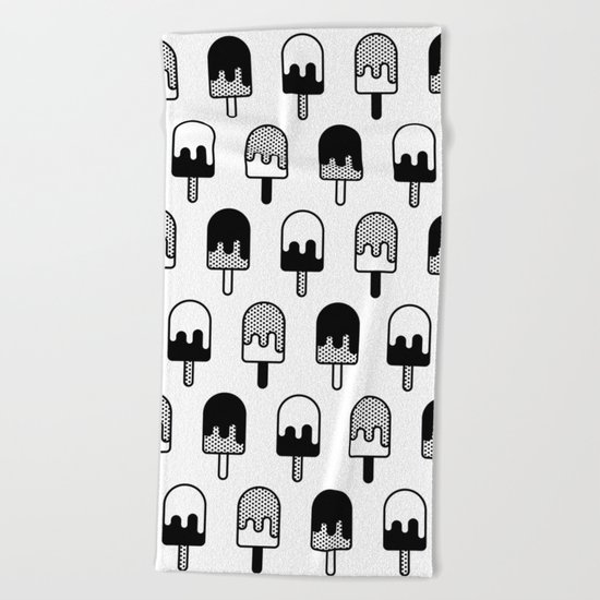Ice Cream Pattern #2 Beach Towel