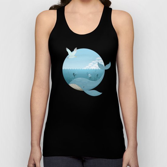 Whale & Seagull (US and THEM) Unisex Tank Top