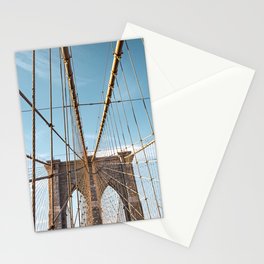 Brooklyn Bridge | HDR Travel Photography Stationery Card