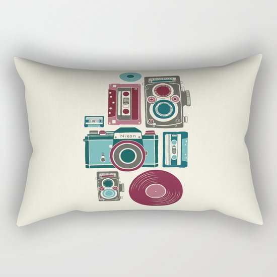 AnalogZine. Rectangular Pillow
