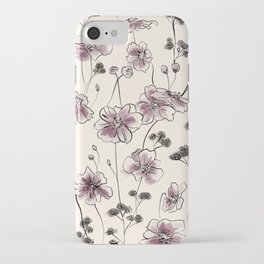 Wild Roses - Dark iPhone Case