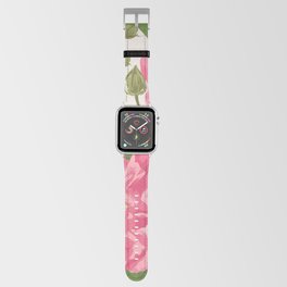 Pink Flowers Apple Watch Band