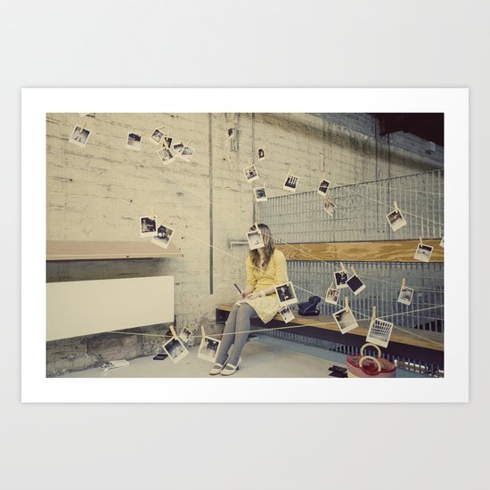 Polaroid Queen Art Print