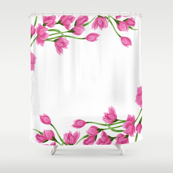 Roses crown Shower Curtain