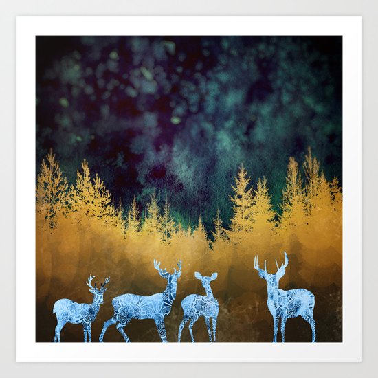 Midnight Meeting Art Print