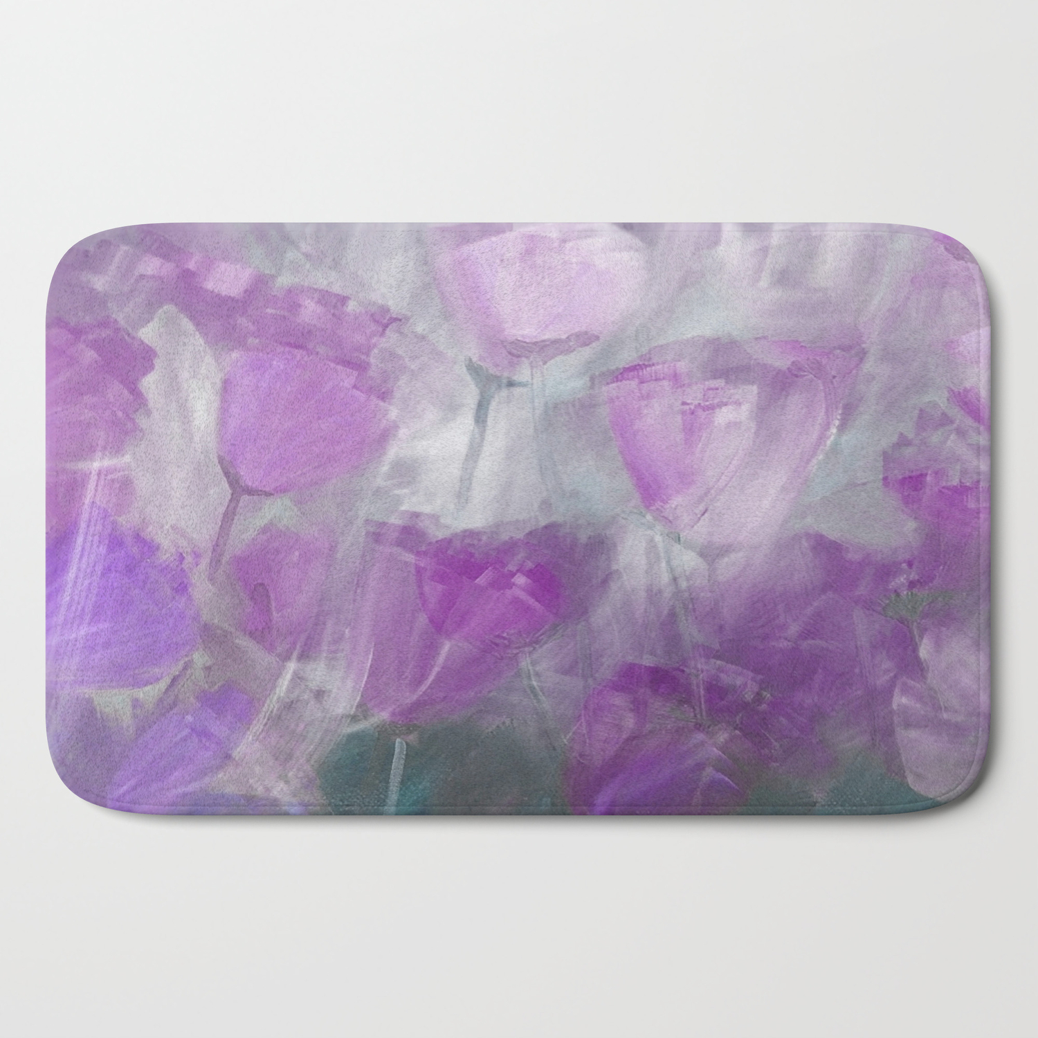 Shades Of Lilac Bath Mat By Jenartanddesign Society6