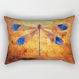 Dragonfly in Amber Rectangular Pillow