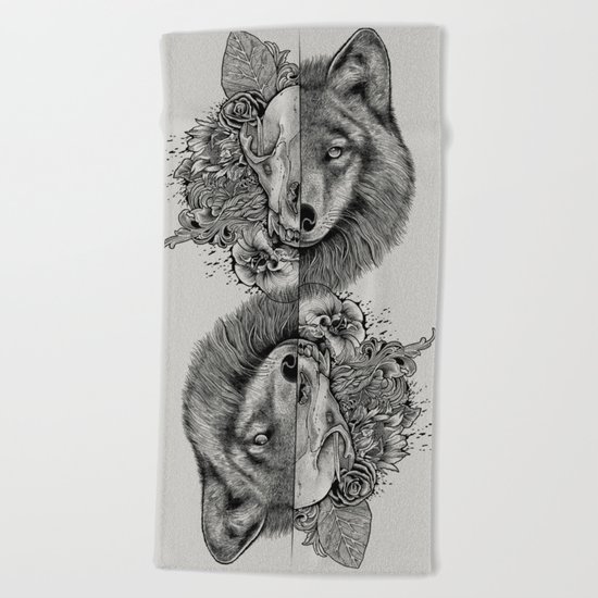 New Wolf (Half Life) Beach Towel