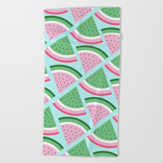 FreshWatermelon Beach Towel