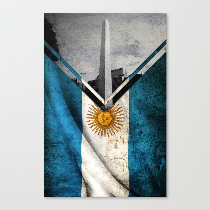 Flags - Argentina Canvas Print