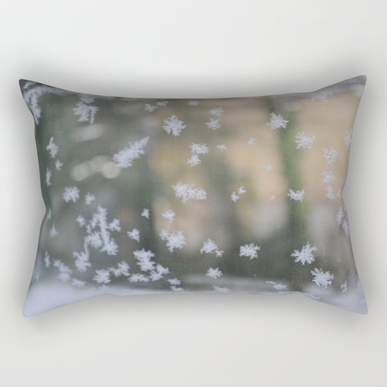 It's frosty "Ice Flower" #2 #art #society6 Rectangular Pillow