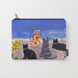 Cats on the Beach Carry-All Pouch
