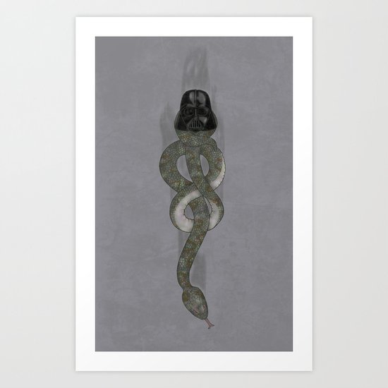 The Darth Mark - Color Art Print