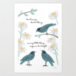 Three Little Birds (Parts 1 and 2) Art Print