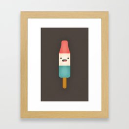 Rocket Popsicle Framed Art Print