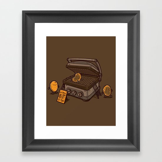 PANCAKES!! Framed Art Print
