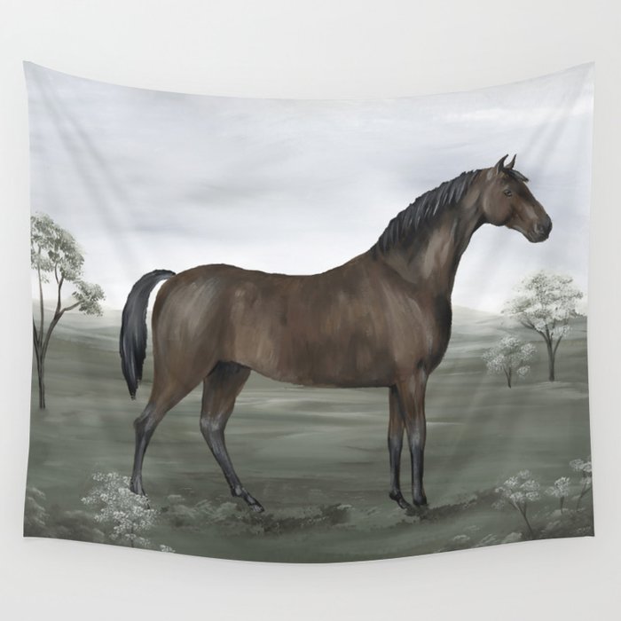 Vintage sales horse tapestry