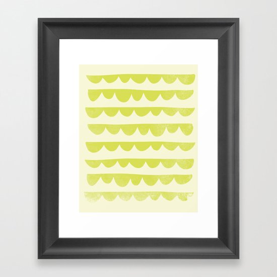 Scalloped Framed Art Print