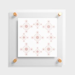 Mandala pattern Floating Acrylic Print