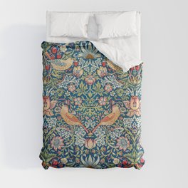 Strawberry Thief by William Morris Duvet Cover