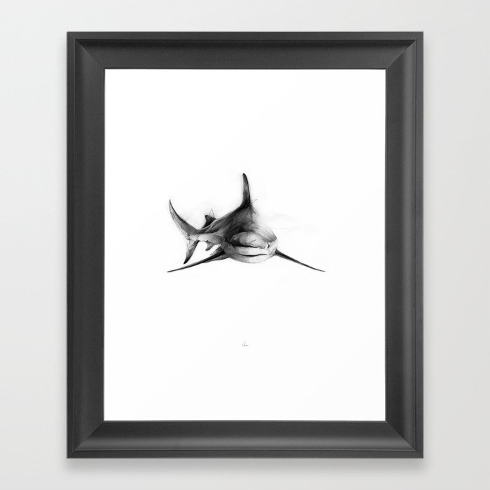 Shark III Framed Art Print